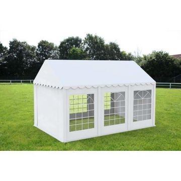 Cort Evenimente Economy, PVC alb, 3x6 m - Corturi24 Cort Evenimente Economy, PVC alb, 3x6 m - Corturi24