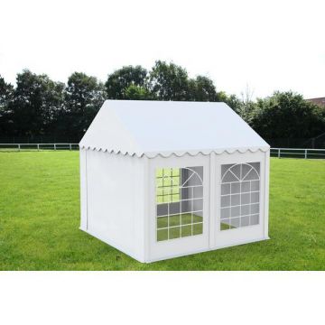 Cort Evenimente Economy, PVC alb, 4x4 m - Corturi24 Cort Evenimente Economy, PVC alb, 4x4 m - Corturi24