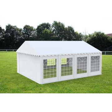 Cort Evenimente Economy, PVC alb, 6x8 m - Corturi24 Cort Evenimente Economy, PVC alb, 6x8 m - Corturi24