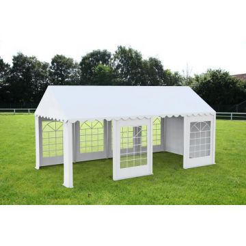 Cort Evenimente Economy, PVC ignifug alb, 3x9 m - Corturi24 Cort Evenimente Economy, PVC ignifug alb, 3x9 m - Corturi24