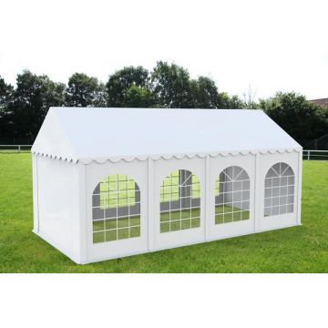 Cort Evenimente Professional, Pvc ignifug alb, 3x8 m - Corturi24 Cort Evenimente Professional, Pvc ignifug alb, 3x8 m - Corturi24