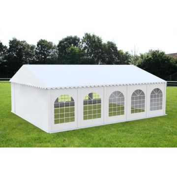 Cort Evenimente Professional XXL, PVC ignifug alb, 8x10 m - Corturi24 Cort Evenimente Professional XXL, PVC ignifug alb, 8x10 m - Corturi24