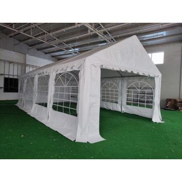 Cort PE 260, 4x8 m, alb - Corturi24 Cort PE 260, 4x8 m, alb - Corturi24