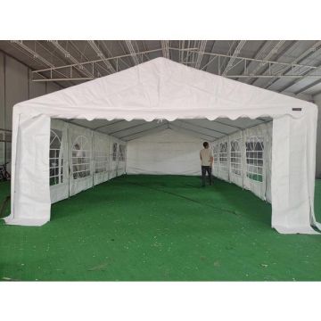 Cort PE 260, 6x12 m, alb - Corturi24 Cort PE 260, 6x12 m, alb - Corturi24