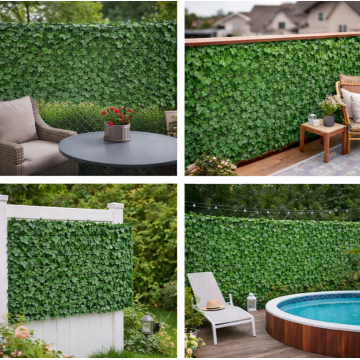 Gard viu artificial verde decorativ cu frunze iedera 300x100cm