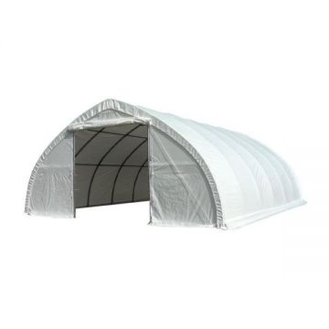 Hala semirotunda 8x20m - 160 M², Alb - Corturi24 Hala semirotunda 8x20m - 160 M², Alb - Corturi24