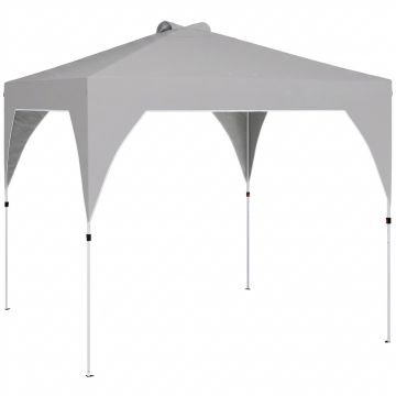 Outsunny Pavilion 3x3m Pliabil, Montaj Ușor cu Buton, UPF 50+ Protecție | Aosom Romania