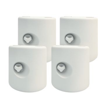 Outsunny Set de 4 Picioare de tonelă pop-up umplute cu apă sau nisip picioare de sol pentru pavilion din HDPE cu șuruburi de siguranță | Aosom Romania